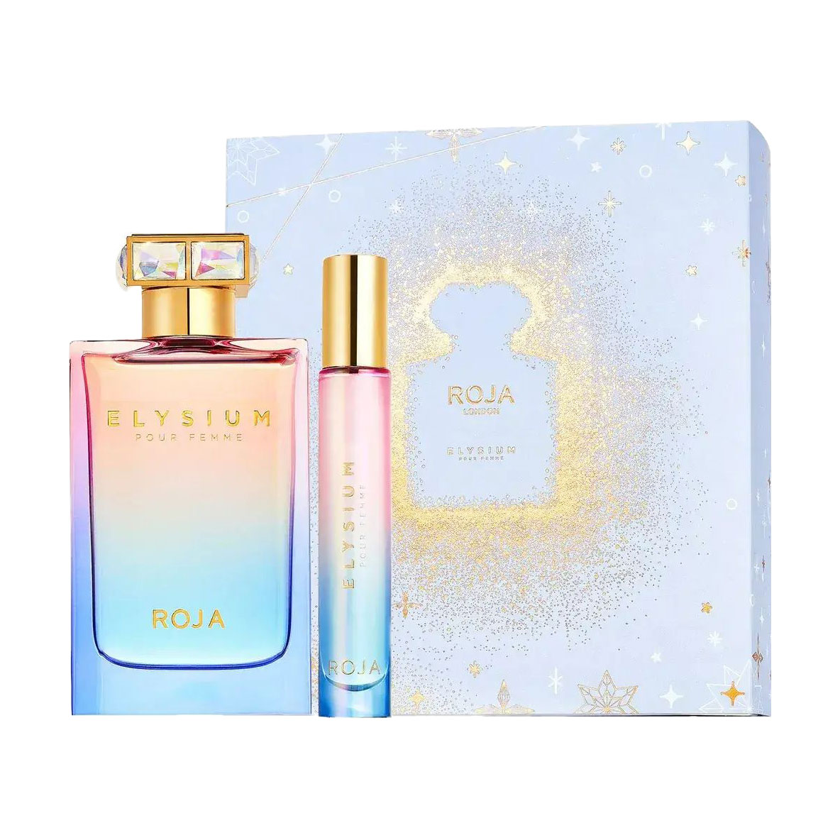 Парфумований набір жіночий Roja Parfums Elysium Pour Femme (парфумована вода, 75 мл + парфумована вода, 10 мл)